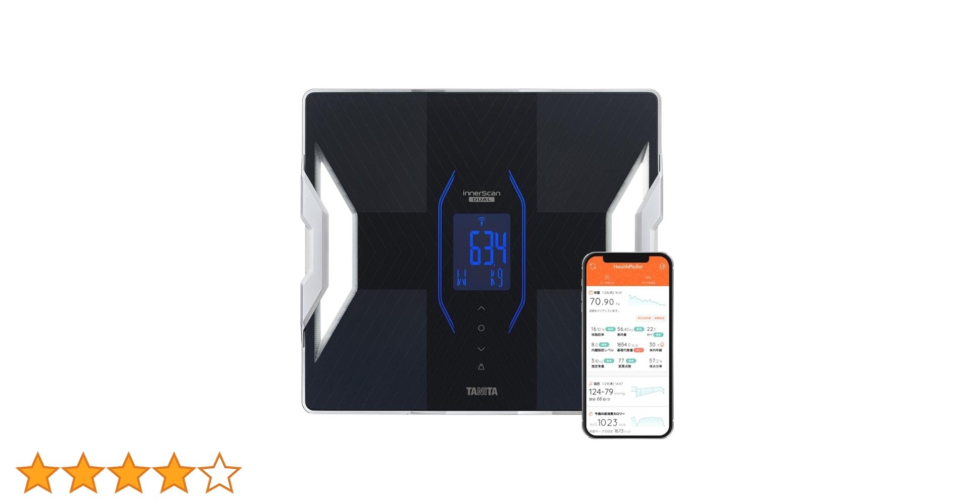 Amazon | タニタ 体組成計 ヘルスメーター スマホ 日本製